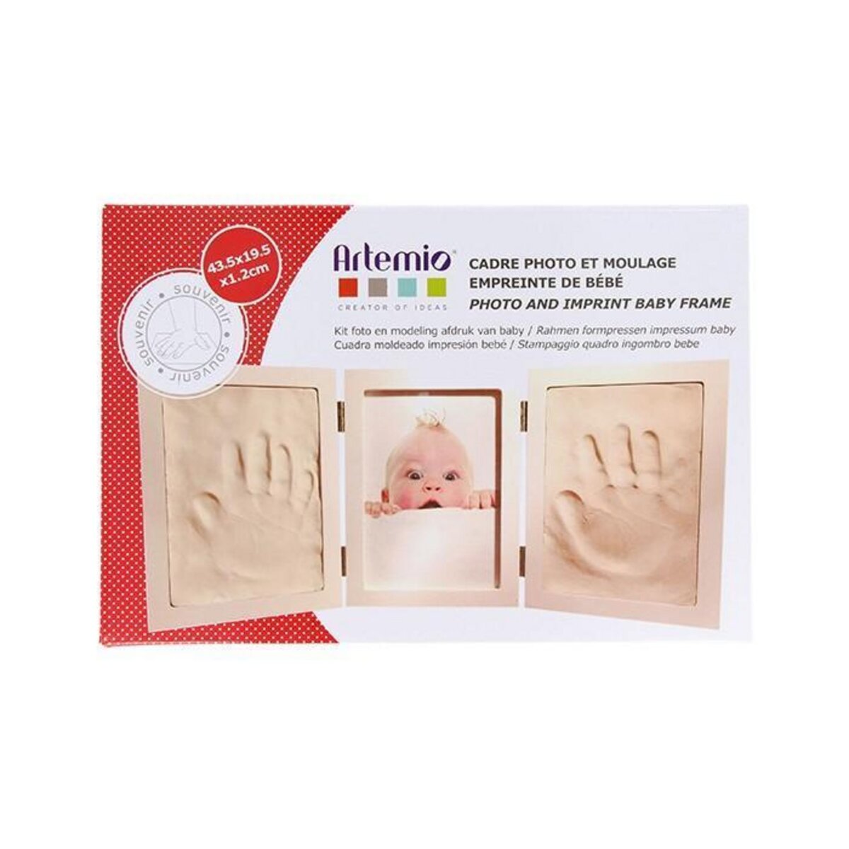 Artemio Kit moulage empreinte de bébé