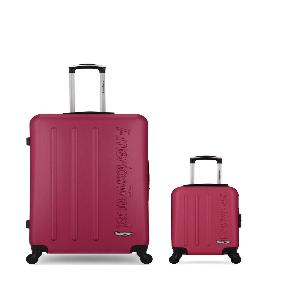 AMERICAN TRAVEL AMERICAN TRAVEL - LOT DE 2 - Valises grand format et cabine XXS BRONX