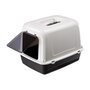 Voir la diapositive 2 : Ferplast Maison de toilette pour chat CLEAR CAT 10 - Plastique - Filtre a charbon actif - Porte - FERPLAST