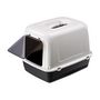 Voir la diapositive 2 : Ferplast Maison de toilette pour chat CLEAR CAT 10 - Plastique - Filtre a charbon actif - Porte - FERPLAST