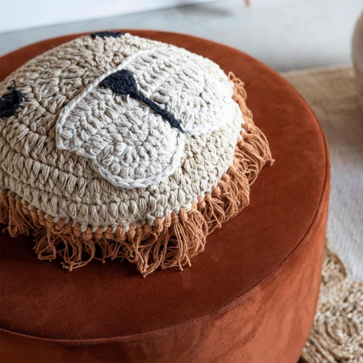 KidsDepot KidsDepot Coussin pour enfants Lion 38 cm Coton