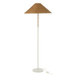 Paris Prix Lampadaire en Rotin  Preston  154cm Naturel & Blanc