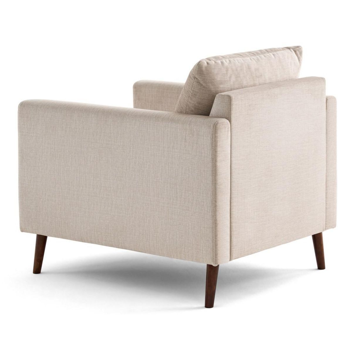 LISA DESIGN Ostrava - fauteuil en velours pieds en bois