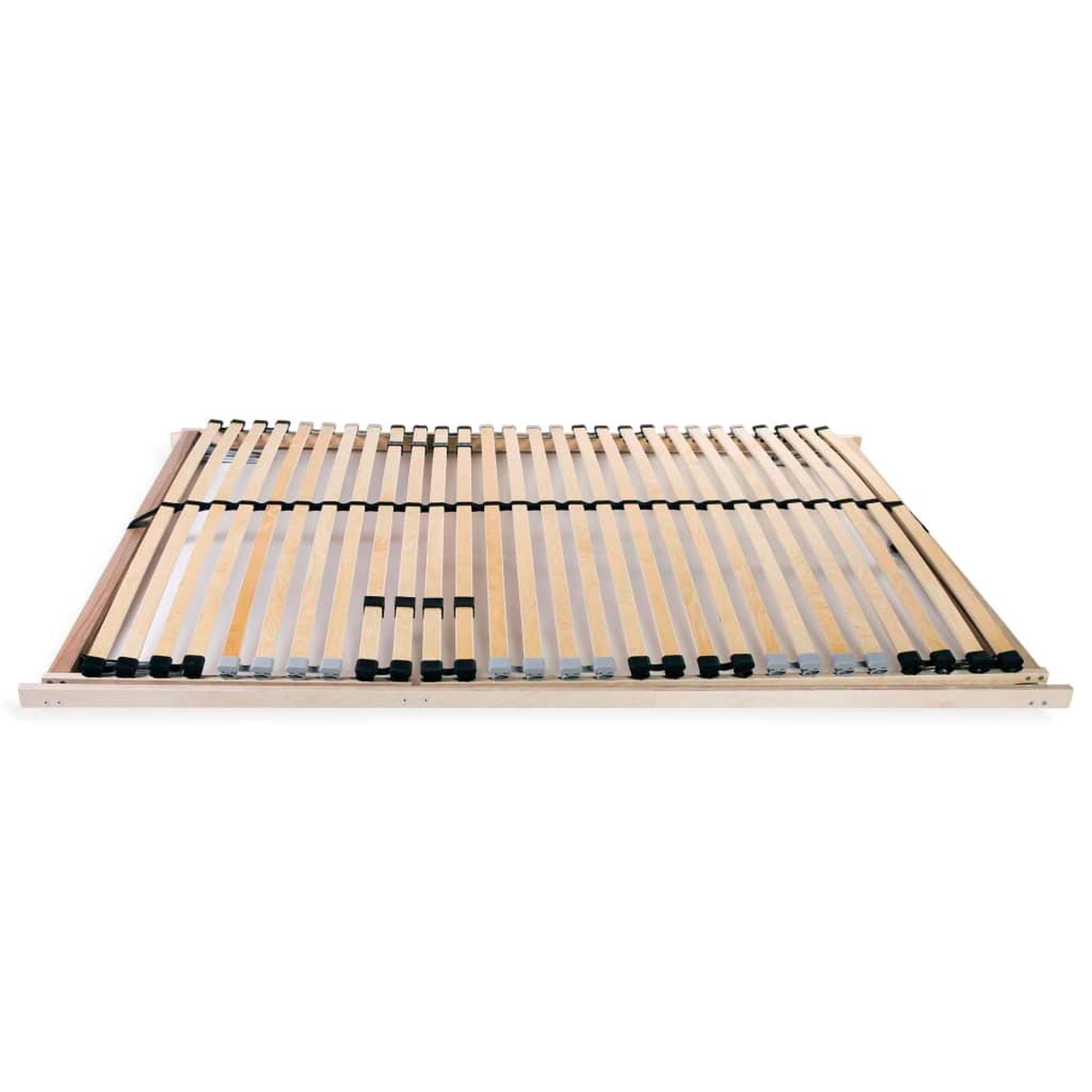 Voir la diapositive 3 : VIDAXL Sommier a lattes sans matelas avec 28 lattes 7 zones 120x200 cm