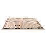 Voir la diapositive 3 : VIDAXL Sommier a lattes sans matelas avec 28 lattes 7 zones 120x200 cm