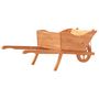 Voir la diapositive 5 : VIDAXL Jardiniere brouette 128x45,5x43 cm bois de sapin massif