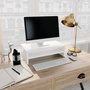 Voir la diapositive 1 : VIDAXL Support de moniteur Blanc brillant 42x24x13cm Bois d'ingenierie
