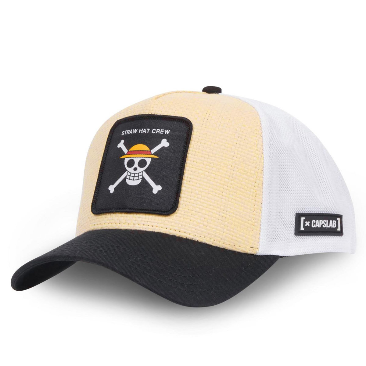 CAPSLAB Casquette homme trucker One Piece Skull Capslab