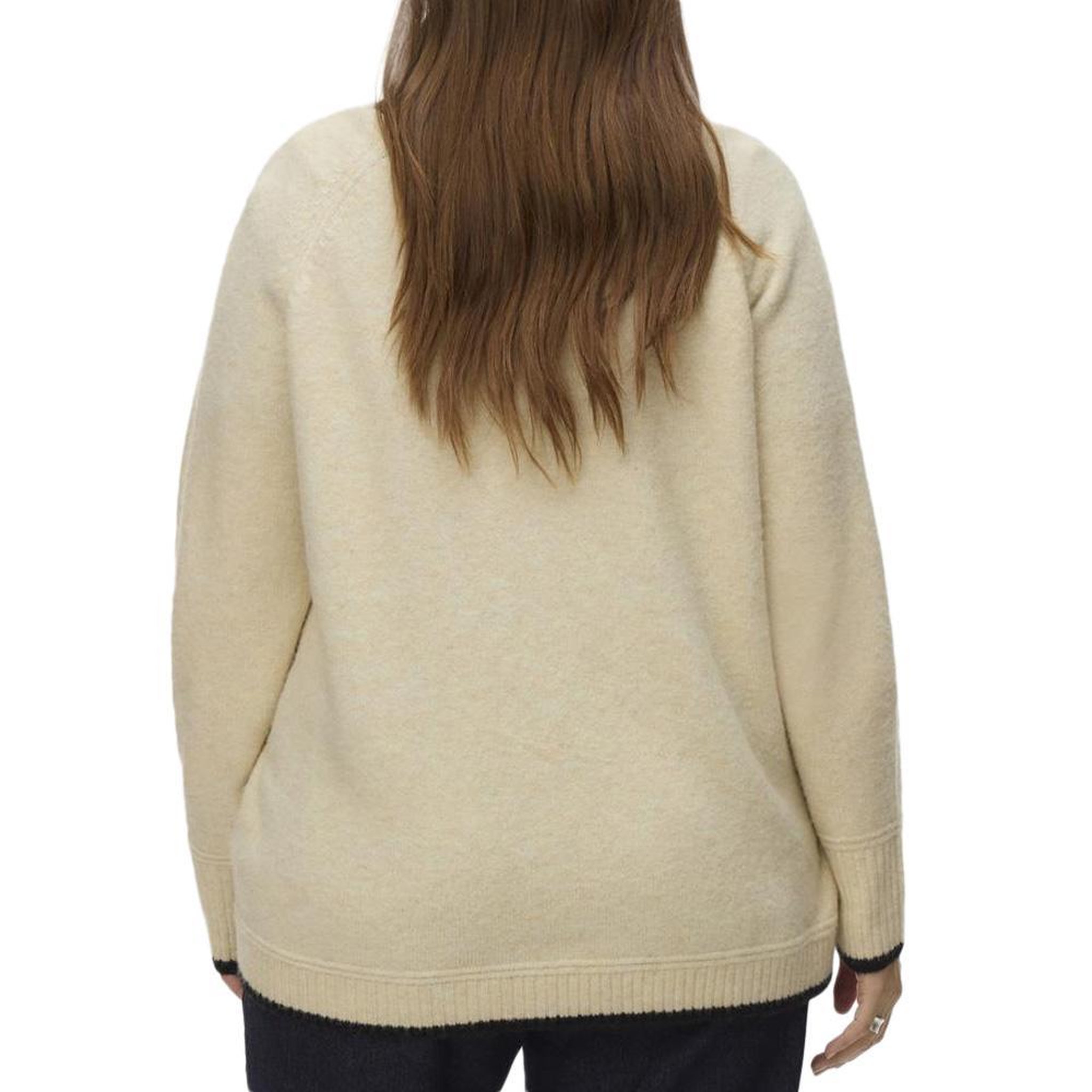 Voir la diapositive 2 : Vero Moda Pull /Beige Femme Vero Moda Curve Caquarius