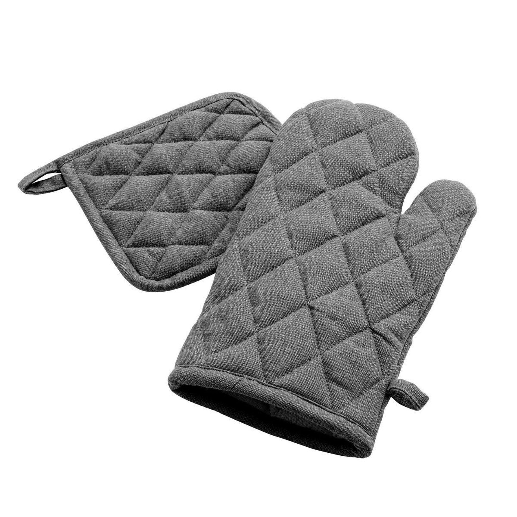 Douceur d'Intérieur Gant & manique de cuisine  gourmet  30cm anthracite