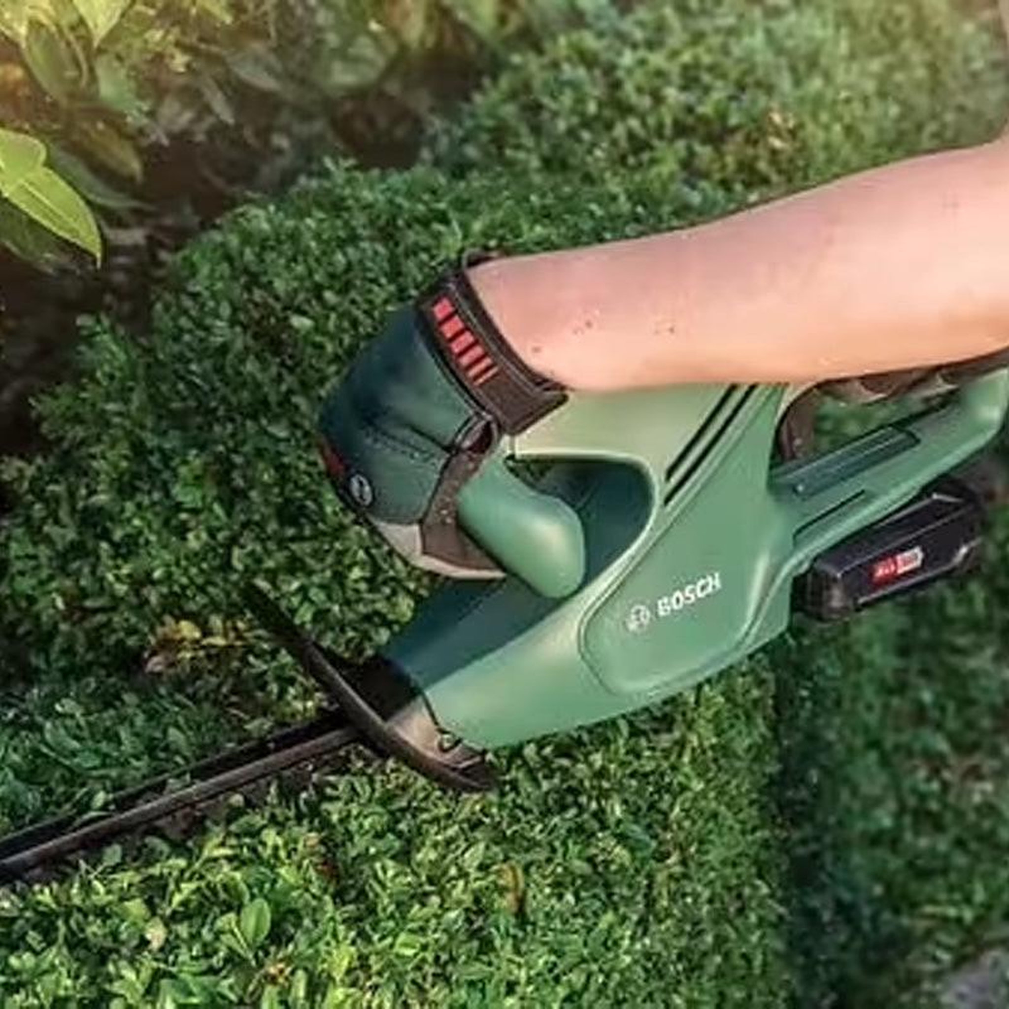 Voir la diapositive 3 : BOSCH Taille-haies sans fil 18V BOSCH EasyHedgeCut 18V-45 LI 1 batterie 18V 2Ah