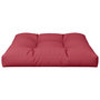 Voir la diapositive 4 : VIDAXL Coussin de palette rouge bordeaux 80x80x12 cm tissu