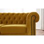 Voir la diapositive 3 : LISA DESIGN William - canapé chesterfield d'angle gauche - 4 places - en velours