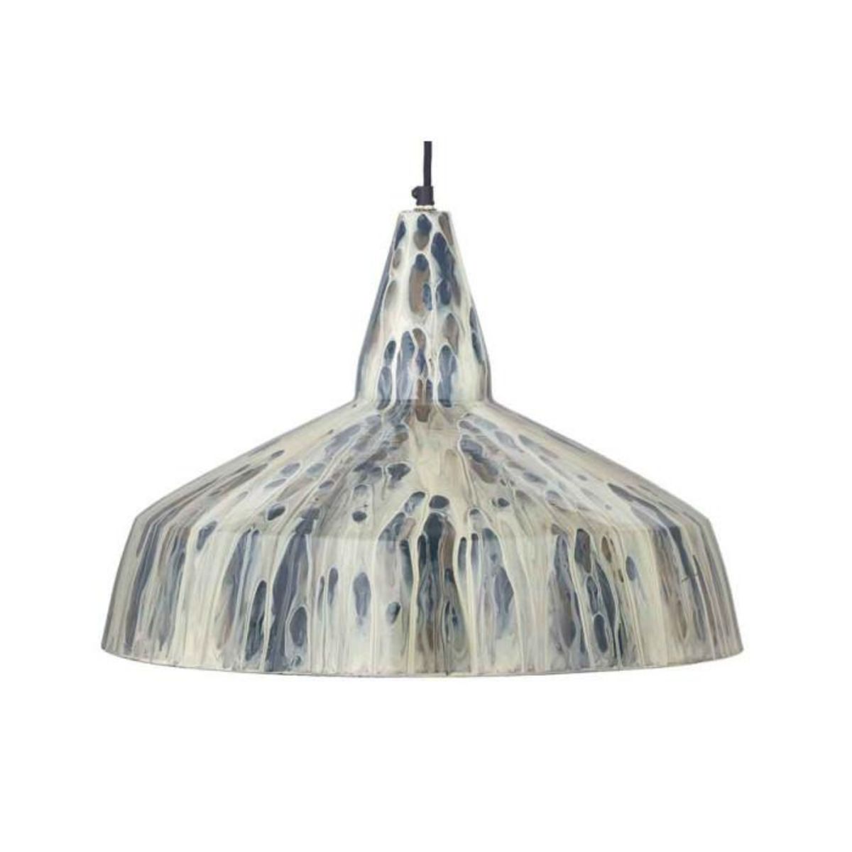 Paris Prix Lampe Suspension Vintage  Harlow  49cm Crème