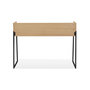 Voir la diapositive 5 : Paris Prix Bureau Design  Zélana  120cm Naturel & Noir
