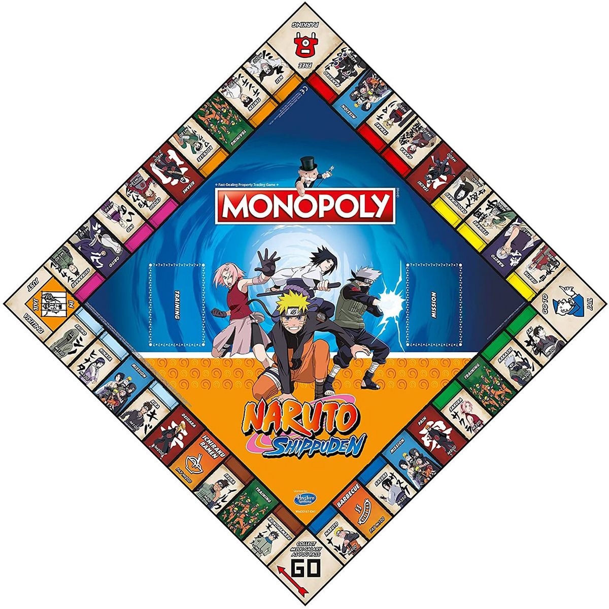  WINNING MOVES Jeu - Monopoly Naruto Shippuden 