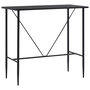 Voir la diapositive 1 : VIDAXL Table de bar Noir 120x60x110 cm MDF