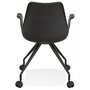 Paris Prix Chaise de Bureau Design  Mirabel  89cm Noir