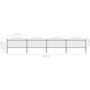 Voir la diapositive 6 : VIDAXL Cloture de jardin a dessus en lance Acier (1,25-1,5)x6,8 m Noir