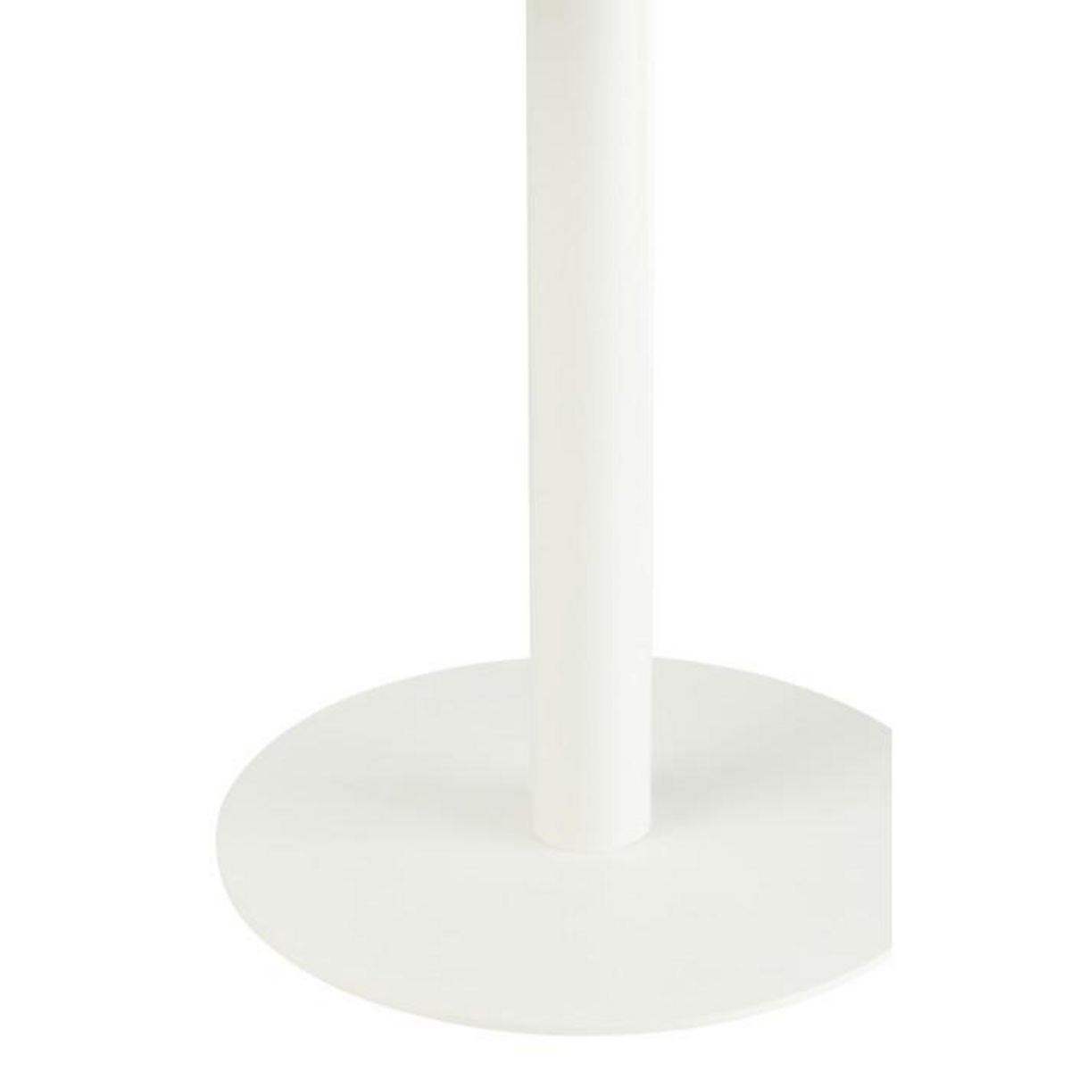 Paris Prix Lot de 2 Tables d'Appoint en Métal  Ice  50cm Blanc