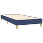 Voir la diapositive 4 : VIDAXL Cadre de lit sans matelas bleu 90x200 cm tissu