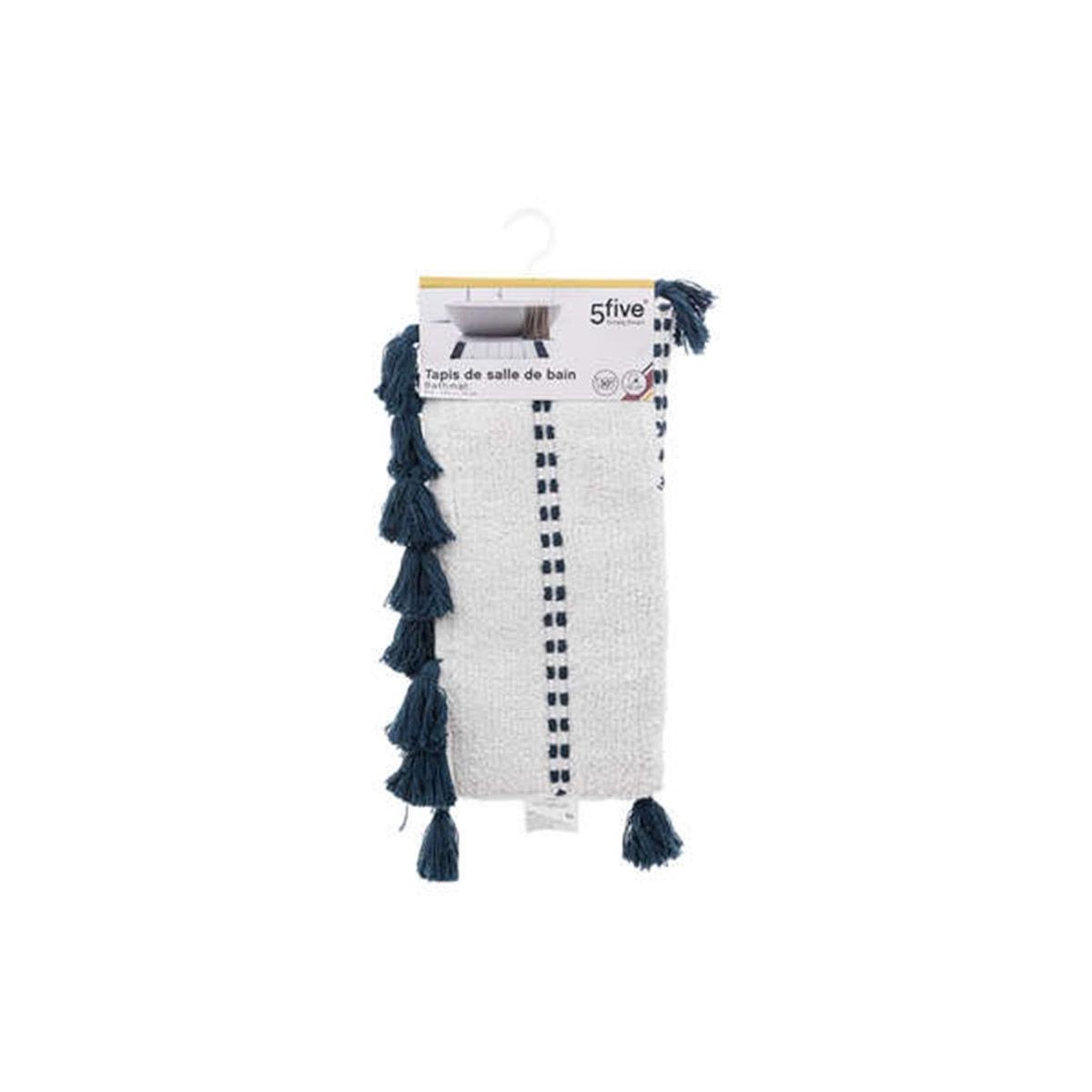 Voir la diapositive 5 : FIVE Tapis Déco de Salle de Bains  Solar  50x75cm Pétrole