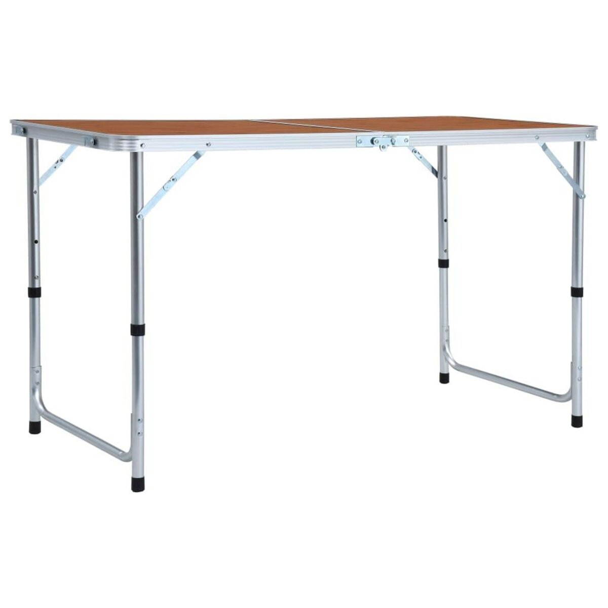 VIDAXL Table pliable de camping Aluminium 120x60 cm