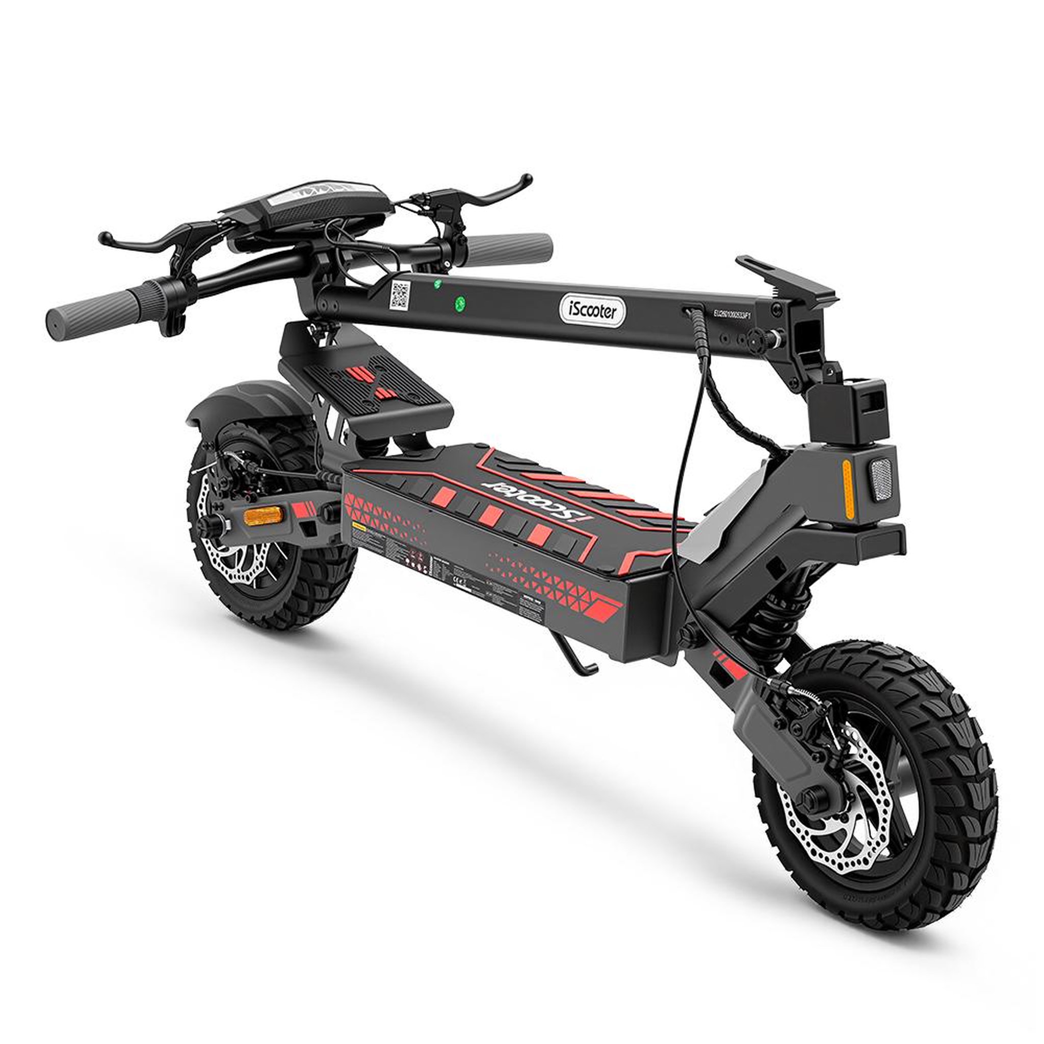 Voir la diapositive 3 : ISCOOTER Trottinette électrique pliable iScooter iF1 48 V 10 Ah, pneus tout-terrain 10 pouces, avec application