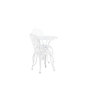 Voir la diapositive 2 : Paris Prix Ensemble Table de Jardin & 2 Chaises  Nandin  88cm Blanc
