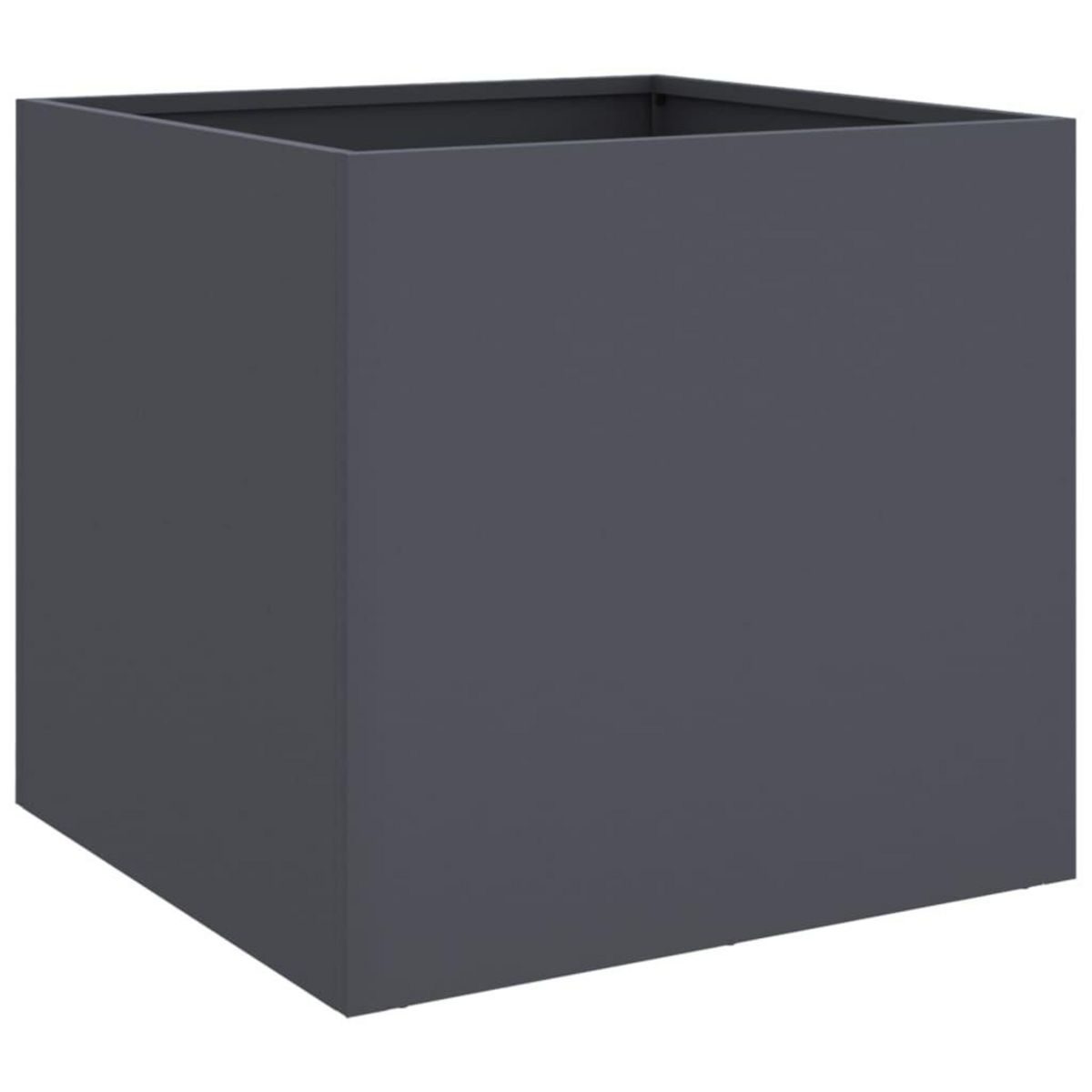 VIDAXL Jardiniere anthracite 42x40x39 cm acier