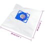 Voir la diapositive 6 : VIDAXL Sacs d'aspirateur pour Uni Bag 20 pcs