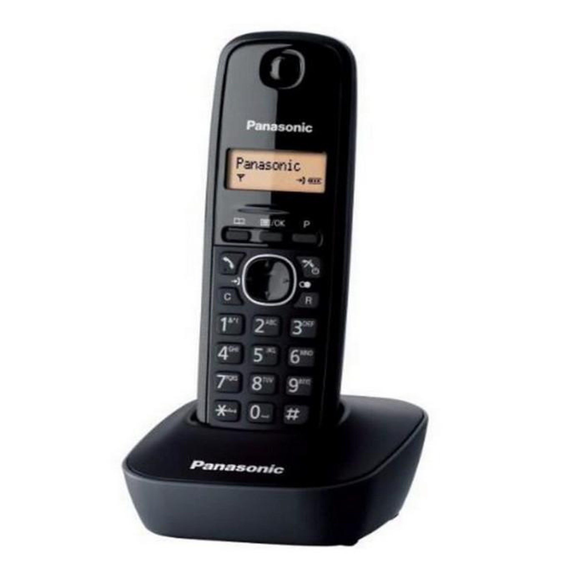 Voir la diapositive 1 : PANASONIC Téléphone sans fil dect noir - kxtg1611frh