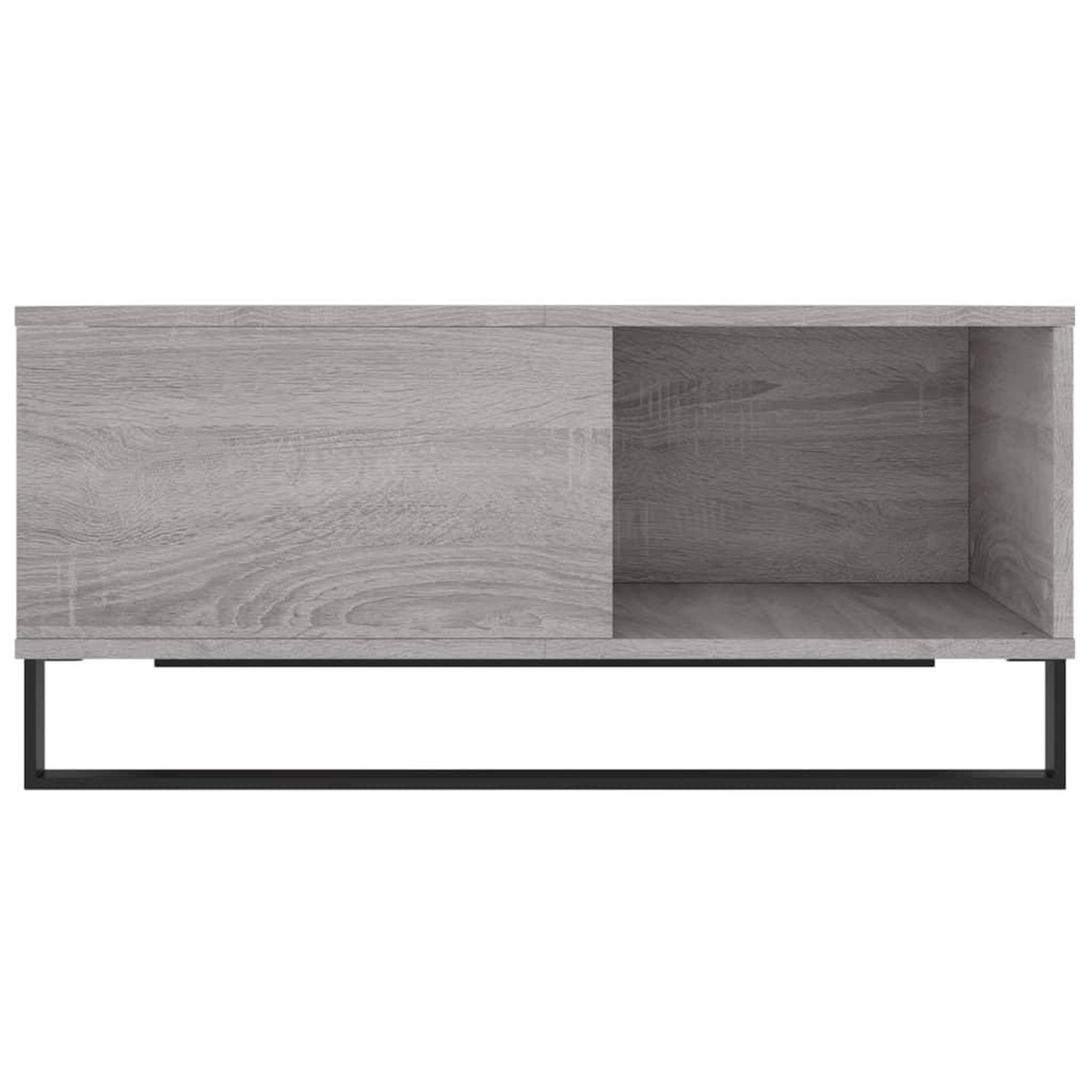 Voir la diapositive 5 : VIDAXL Table basse sonoma gris 80x80x36,5 cm bois d'ingenierie
