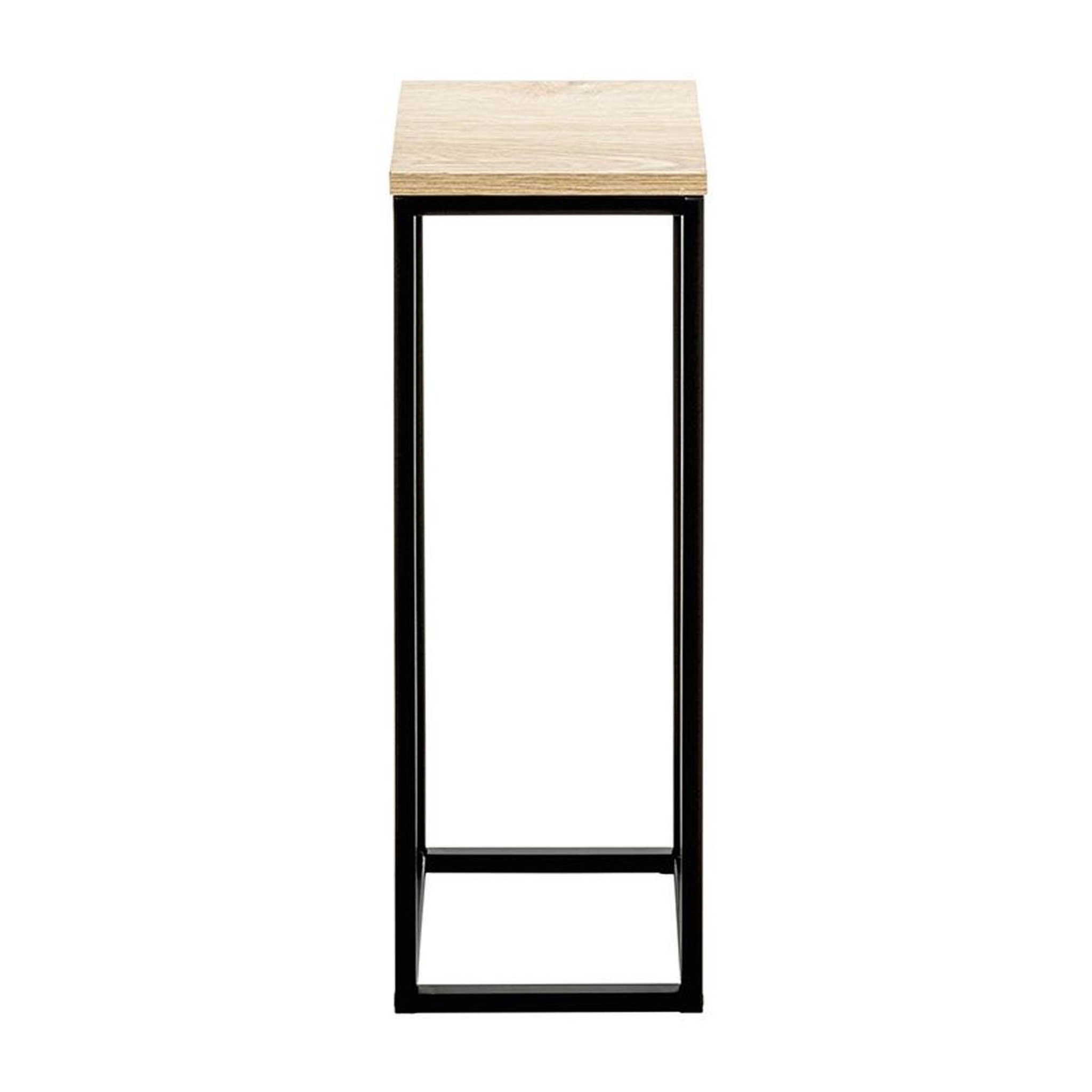 Voir la diapositive 2 : Paris Prix Sellette design  waldo  67cm naturel & noir