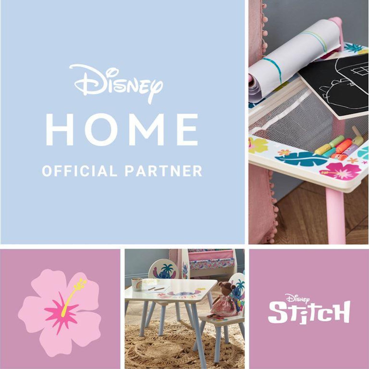 DISNEY Bureau et Chaise Stitch