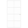 Voir la diapositive 3 : VIDAXL Porte d'interieur Blanc 102x201,5 cm Trempe verre aluminium fin