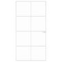 Voir la diapositive 3 : VIDAXL Porte d'interieur Blanc 102x201,5 cm Trempe verre aluminium fin