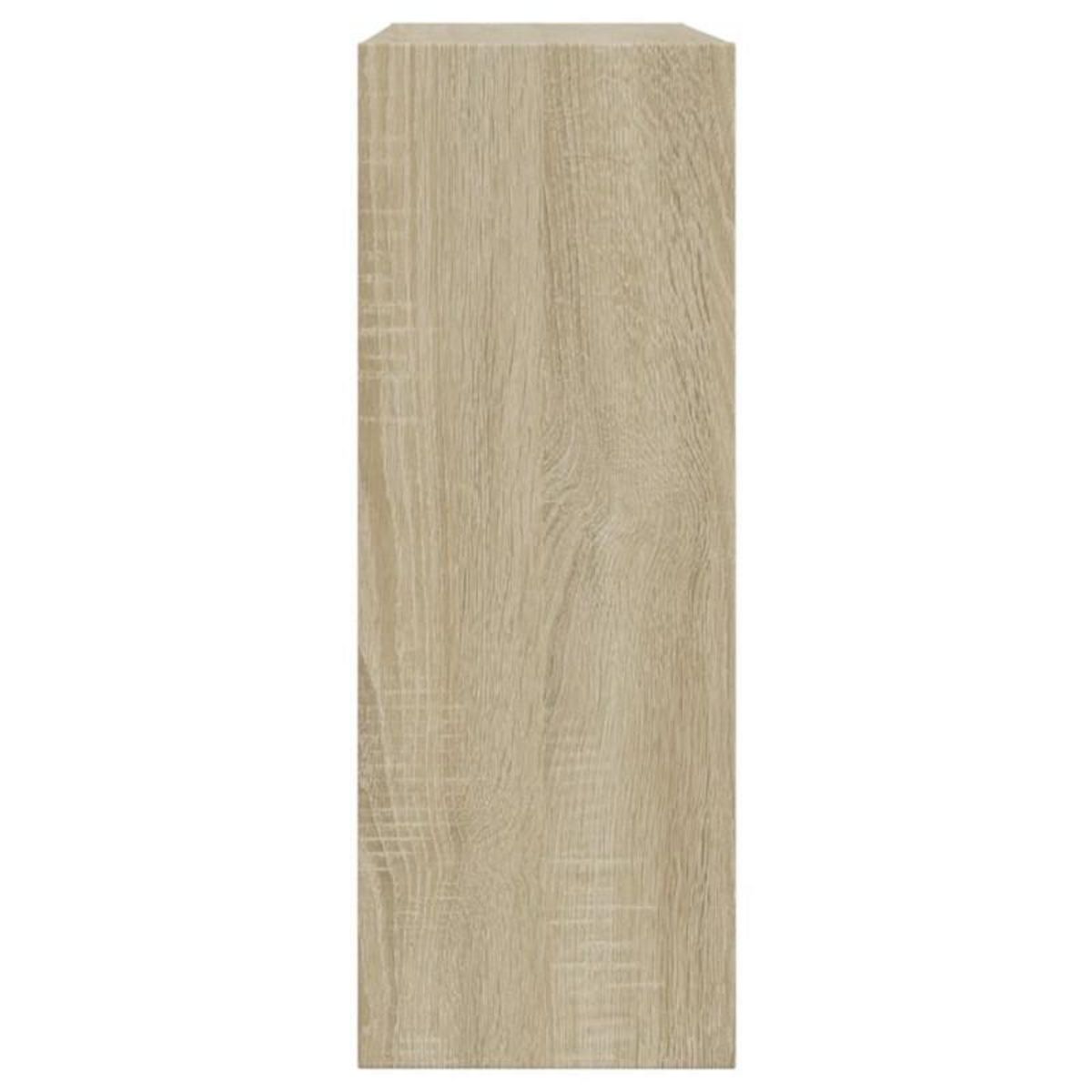 VIDAXL Armoire à chaussures chêne sonoma 60x21x57 cm bois d ingénierie