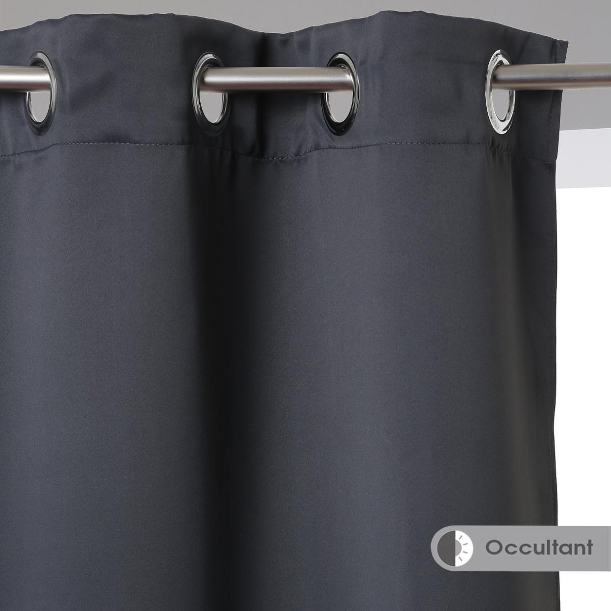 Voir la diapositive 3 : ATMOSPHERA Rideau occultant  topa  140x260 anthracite