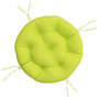 Voir la diapositive 2 : VIDAXL Coussin rond vert vif Ø 60 x11 cm tissu oxford