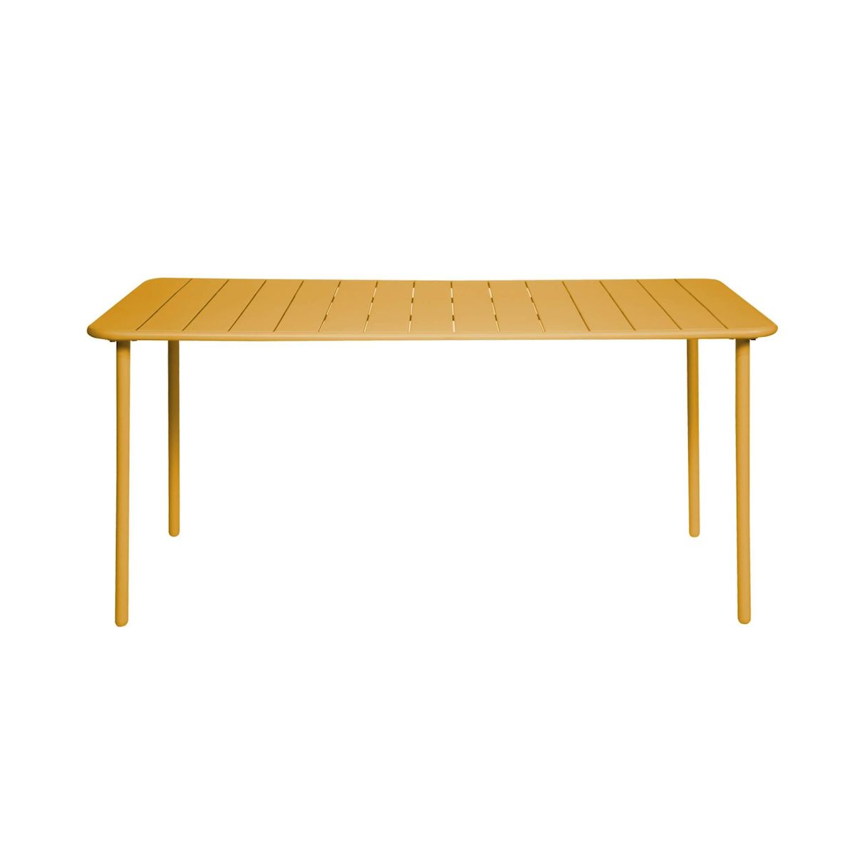 SWEEEK Table de jardin métal 6-8 places, Amelia 160x90xH72.5cm