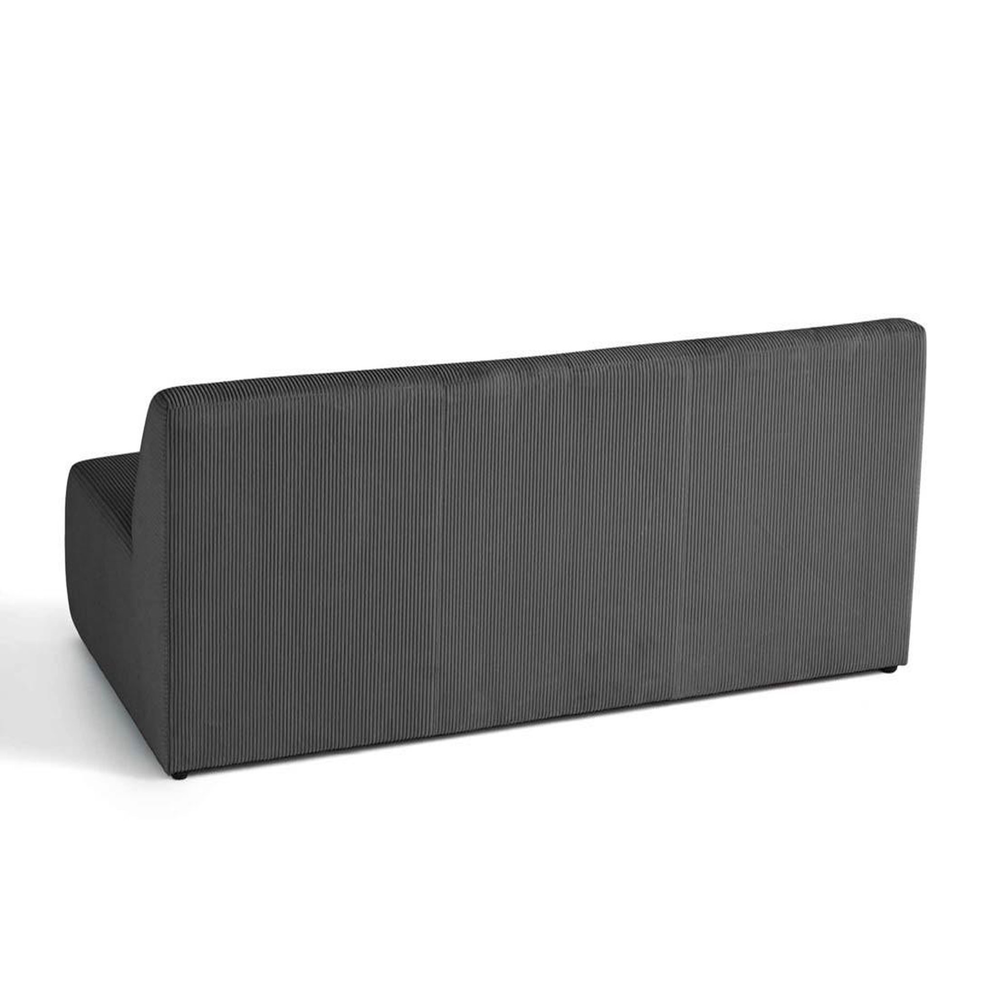 Voir la diapositive 4 : LISA DESIGN Onyx - canapé droit 3 places - en velours côtelé