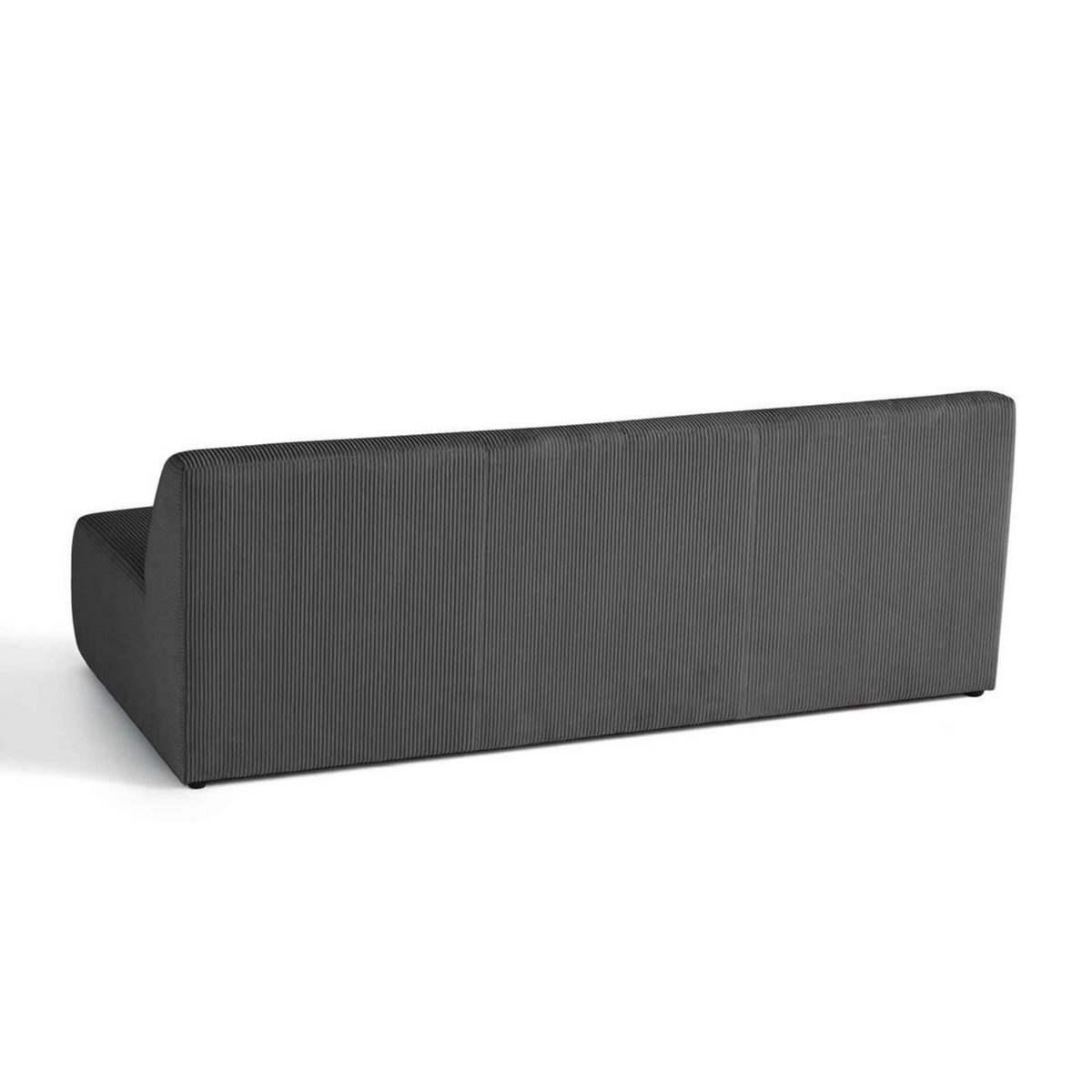 LISA DESIGN Onyx - canapé droit 3 places - en velours côtelé