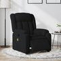 Voir la diapositive 1 : VIDAXL Fauteuil de massage inclinable electrique Noir Tissu