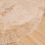 Voir la diapositive 4 : VIDAXL Tapis shaggy a poils longs NAVARRA beige 160x160 cm polyester