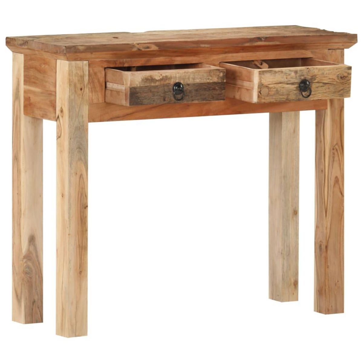 VIDAXL Table console 90,5x30x75 cm Bois d'acacia et de recuperation