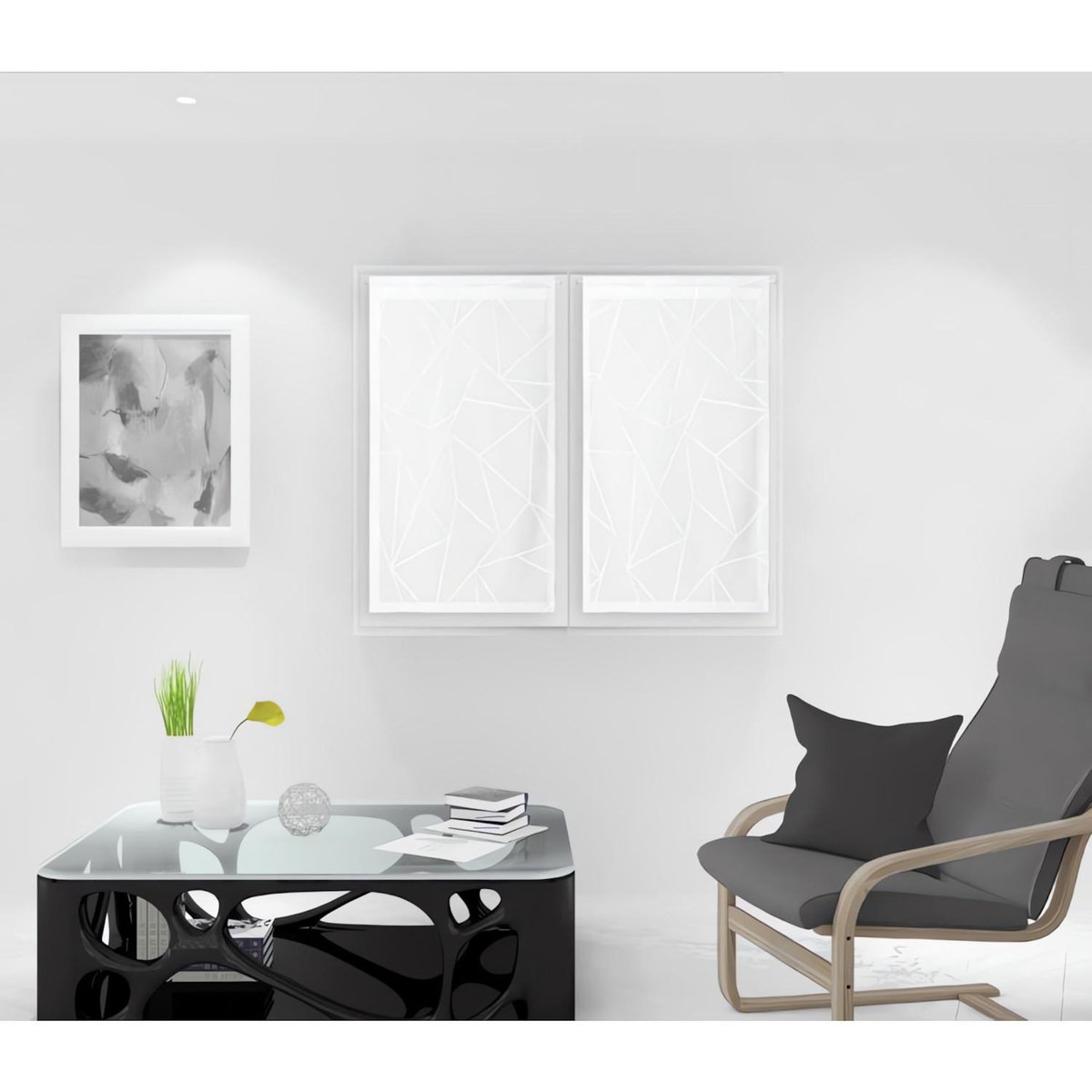 SOLEIL D'OCRE Paire de Brise bise 45x90 cm NATACHA, par Soleil d'Ocre