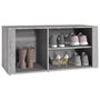 Voir la diapositive 4 : VIDAXL Armoire a chaussures Sonoma gris 100x35x45 cm Bois d'ingenierie