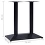 Voir la diapositive 6 : VIDAXL Pied de table de bistro noir 70x40x72 cm fonte