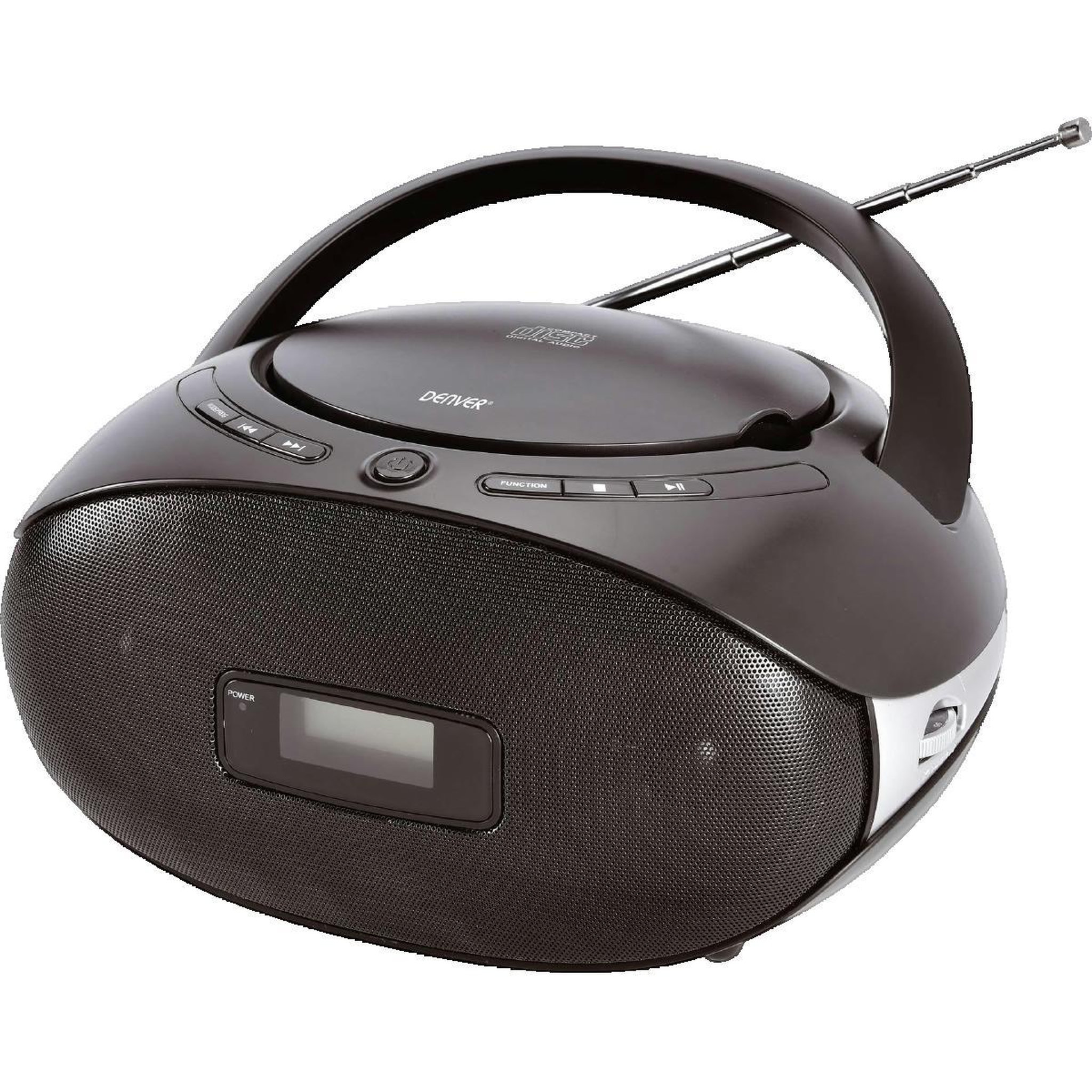 Denver Electronics Boombox Denver Electronics TC-29 portable avec lecteur CD